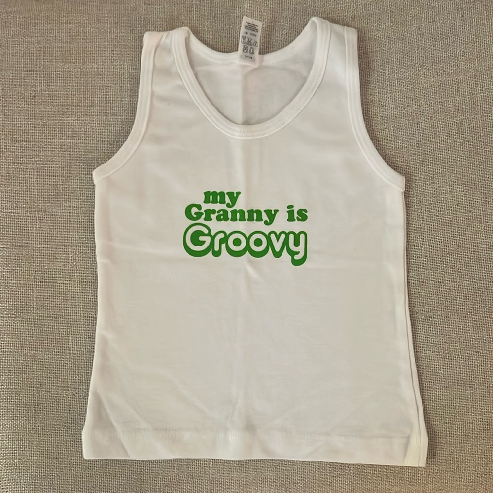 Granny is Groovy Rock Tank